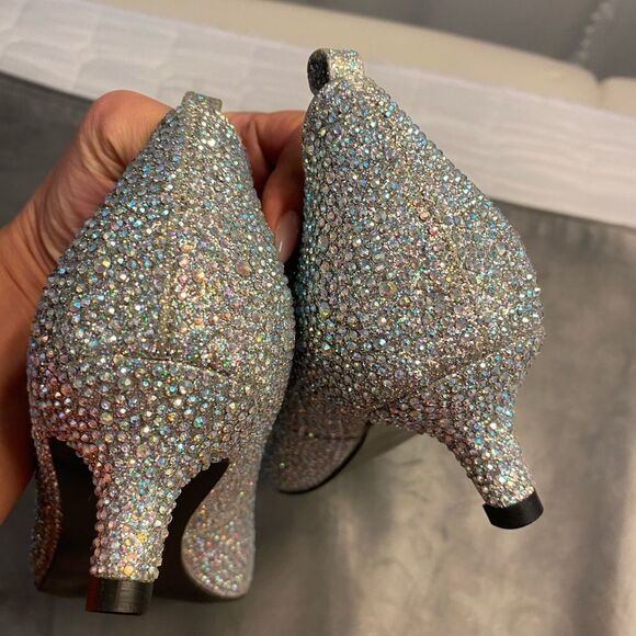 Love Bride crystal heels, size 9 - Picture 5 of 8